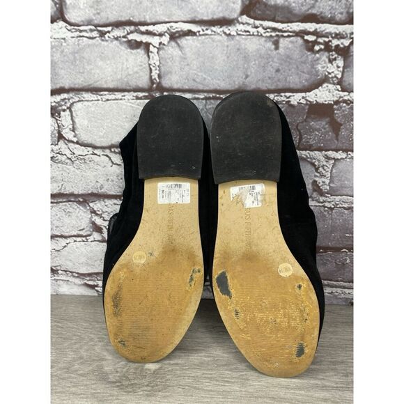 Saks Fifth Ave Gessi Black Suede Leather Flats Loafers Women’s Sz 9M US/39.5EU - Picture 6 of 16